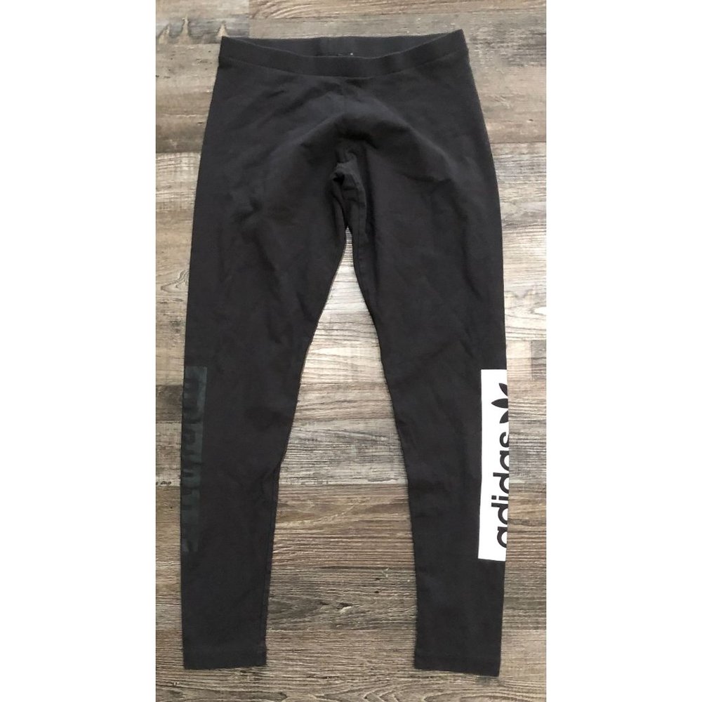 Adidas Womens Small Gray Athletic Work Our Running Leggings